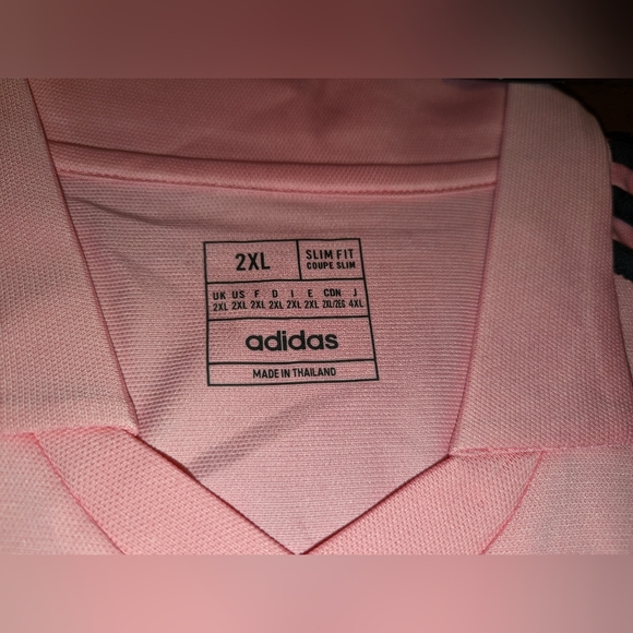 Mens 2XL Adidas Lionel Messi Pink Inter Miami CF 2023 Jersey Kit NEW NWT - Picture 5 of 6